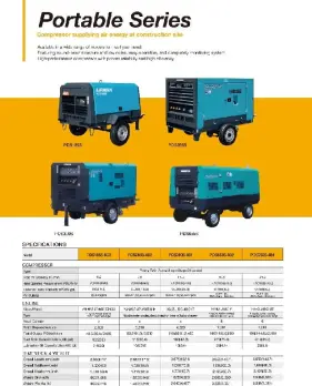 AIR COMPRESSOR AIRMAN COMPRESSOR  PORTABLE SERIES  