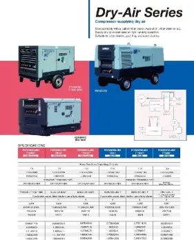 AIR COMPRESSOR AIRMAN COMPRESSOR  DRY AIR SERIES 