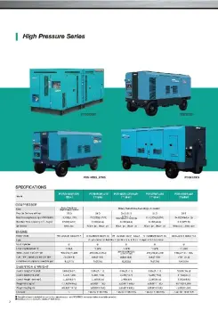 AIR COMPRESSOR AIRMAN COMPRESSOR   HIGH PRESURE SERIES